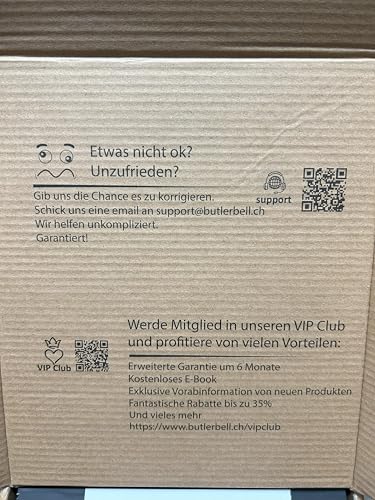 BUTLERBELL® Salz und Pfeffermühle Holz inkl. Untersetzer in luxuriöser Geschenkbox ideal als Hochzeitsgeschenk | Geschenke zur Hochzeit | Hochzeitsgeschenke für Brautpaar (Italienisch)