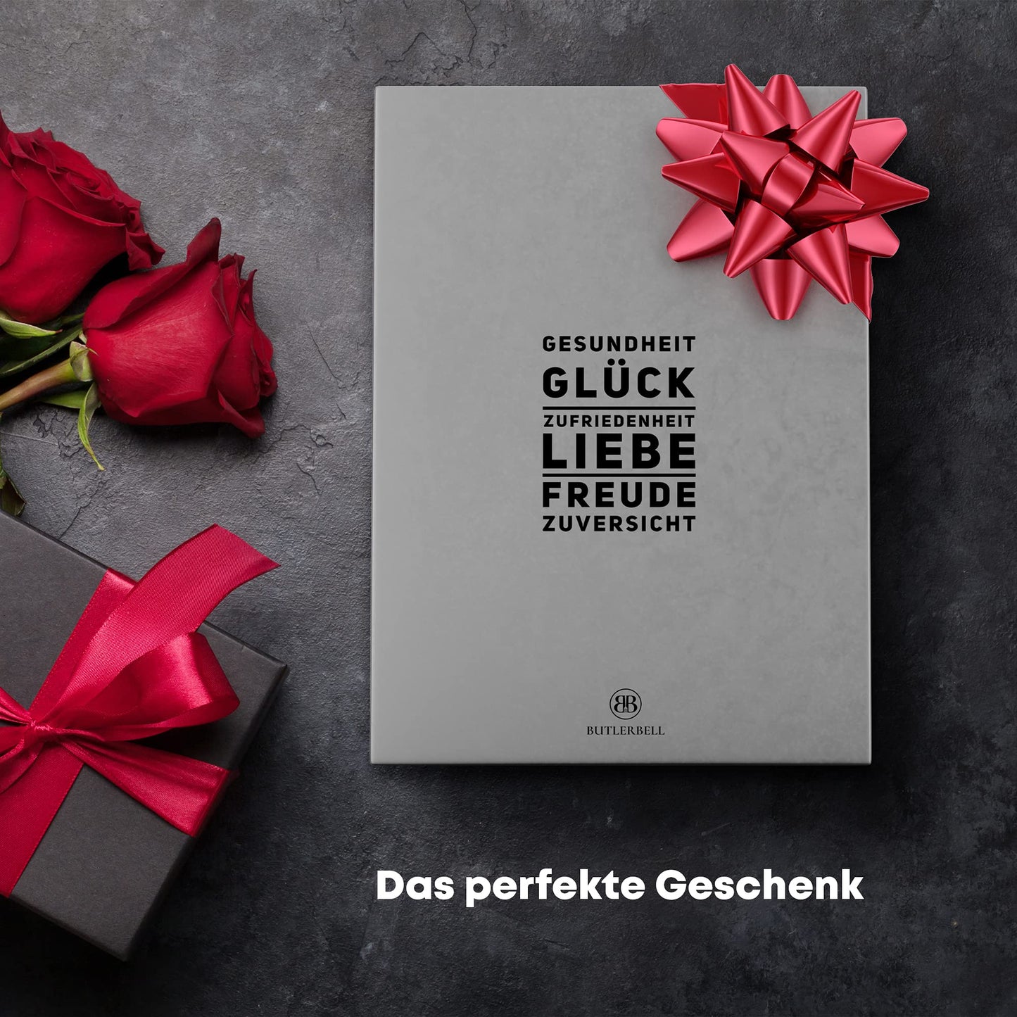 BUTLERBELL® Salz- und Pfeffermühle mit Keramikmahlwerk | Gewürzmühlen-Set | Hochzeitsgeschenke für Brautpaar