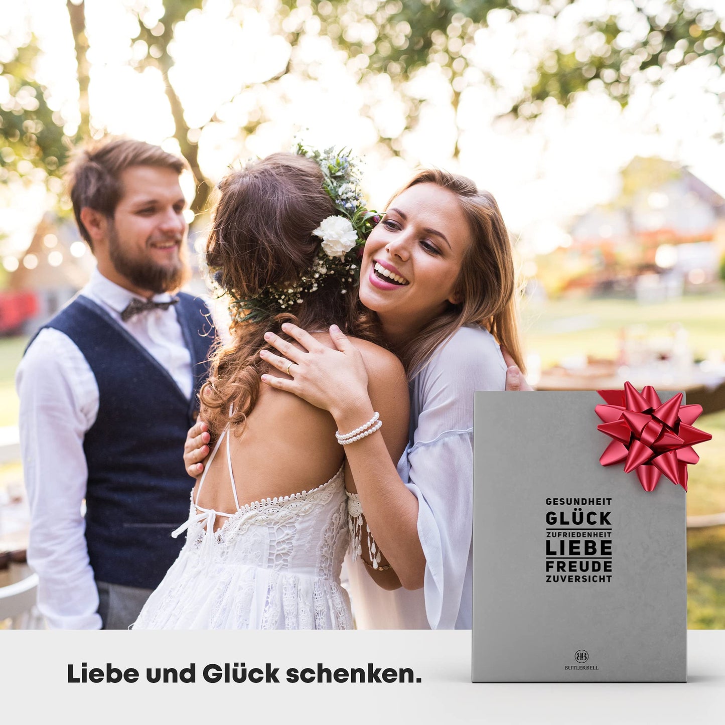 BUTLERBELL® Salz- und Pfeffermühle mit Keramikmahlwerk | Gewürzmühlen-Set | Hochzeitsgeschenke für Brautpaar